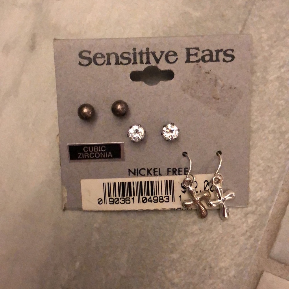 Sensitive Ears Earrings (3 pairs)